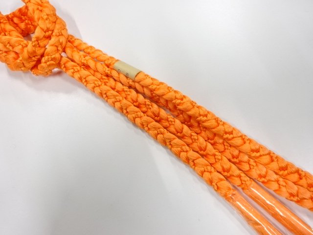未使用品　正絹　手組帯締め
